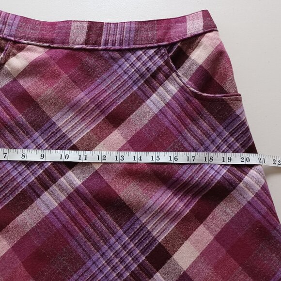 H&M Wool Blend Plaid Mini Skirt - Picture 11 of 13